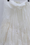 marc le bihan silk skirt 25302 E23 off-white
